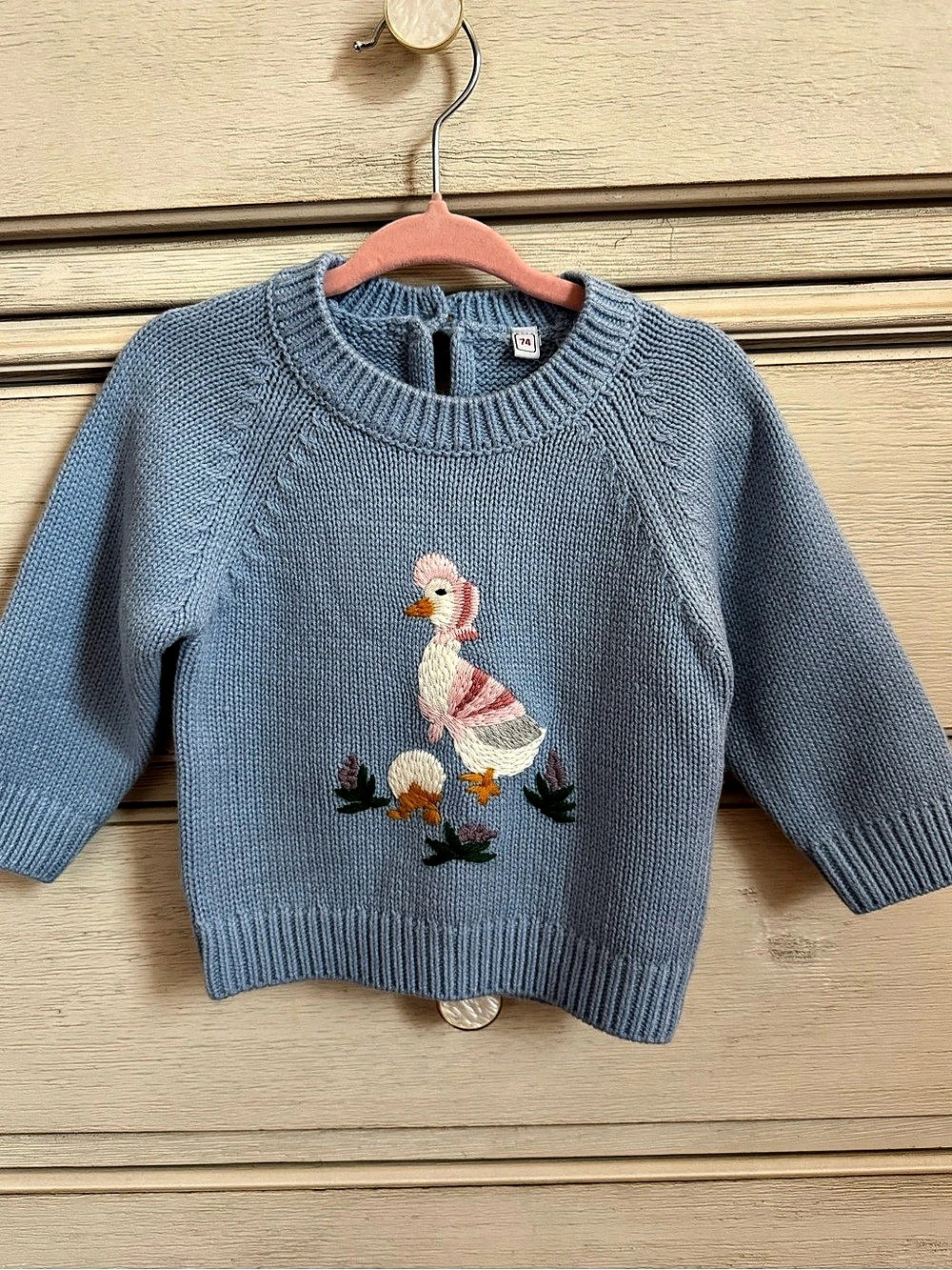 Baby girl mother goose sweater